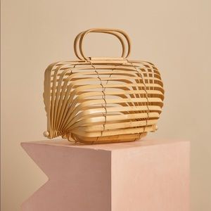 Cult Gaia Lilleth Bag in Bamboo Natural